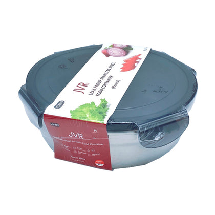 JVR Stainless Steel Food Container with Lid (830ml)