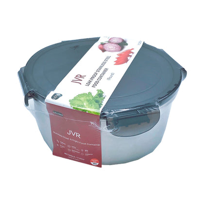 JVR Stainless Steel Food Container with Lid (1120ml)
