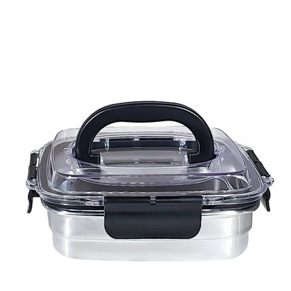 JVR Stainless Steel Square Food Container With Lid 1130ml (LTGP04)