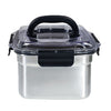 JVR Stainless Steel Square Food Container With Lid 2130ml (LTGP06)