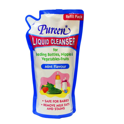 Pureen Liquid Cleanser Refill Pouch Refill Mint 600ml