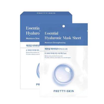 Pretty Skin Essential Hyaluronic Mask Sheet (25ml x 10s) - 2 Box + Free 1 Box