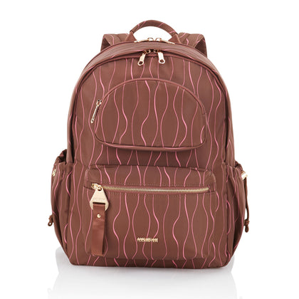 American Tourister Alizee Day Backpack LP 1 AS - Sepia/Pink Guava