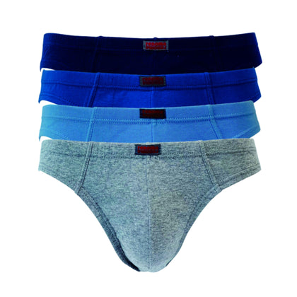 Renoma Philosophy Cotton Tanga Briefs (4-piece pack) - Assorted Colours