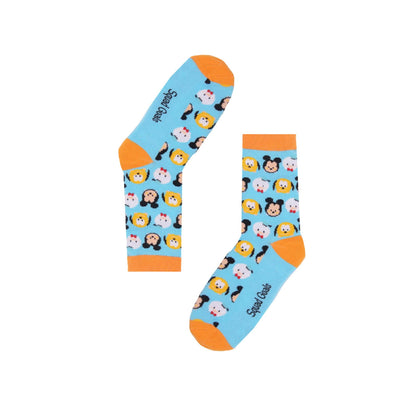 RAD RUSSEL Mickey and Friends Kids Socks - Ages 2 to 7 - Blue
