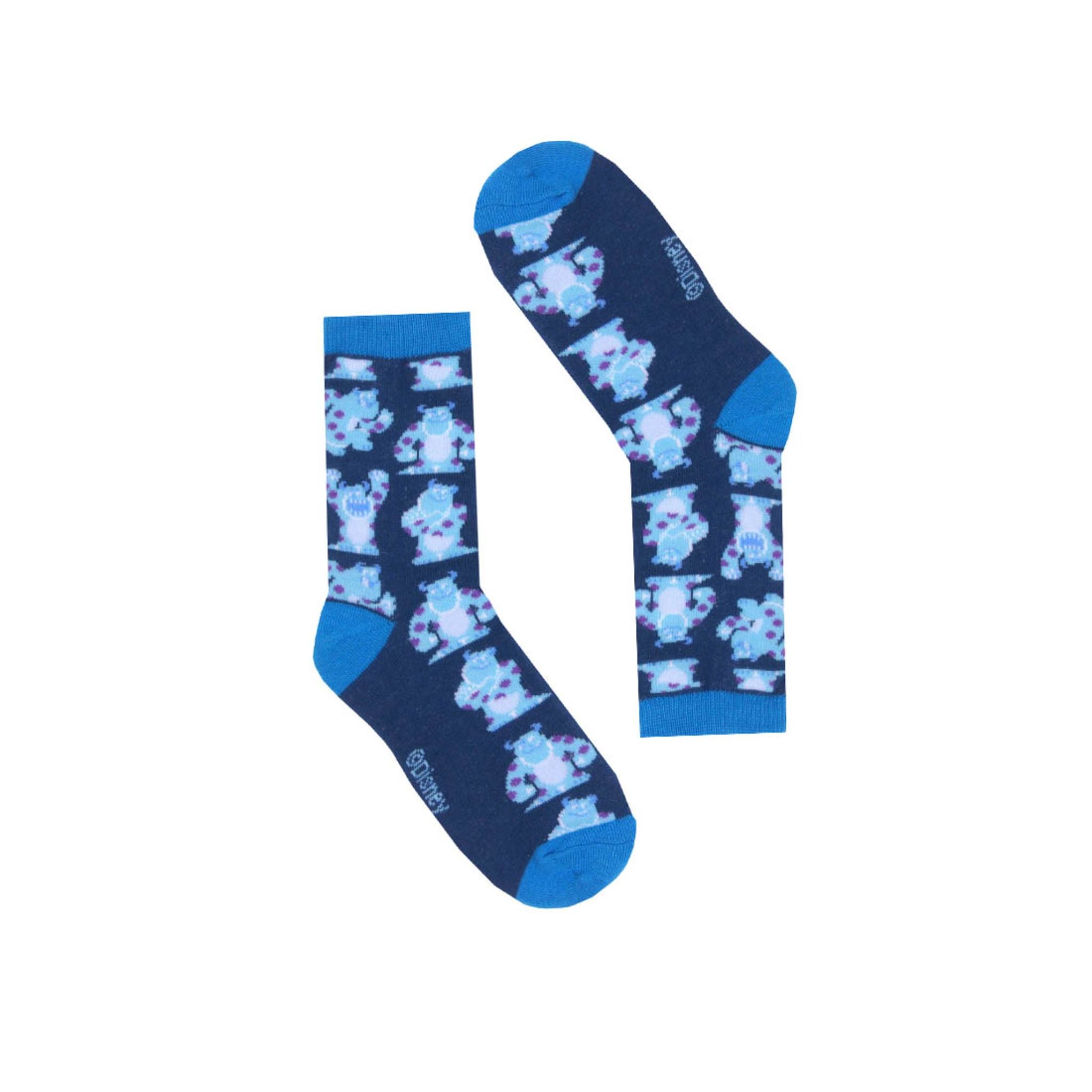 RAD RUSSEL Sully Kids Socks - Ages 7 to 12 - Blue