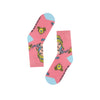 RAD RUSSEL Cinderella Kids Socks - Ages 2 to 7 - Pink