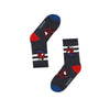 RAD RUSSEL Group Spider-Man Kids Socks - Ages 7 to 12 - Gray