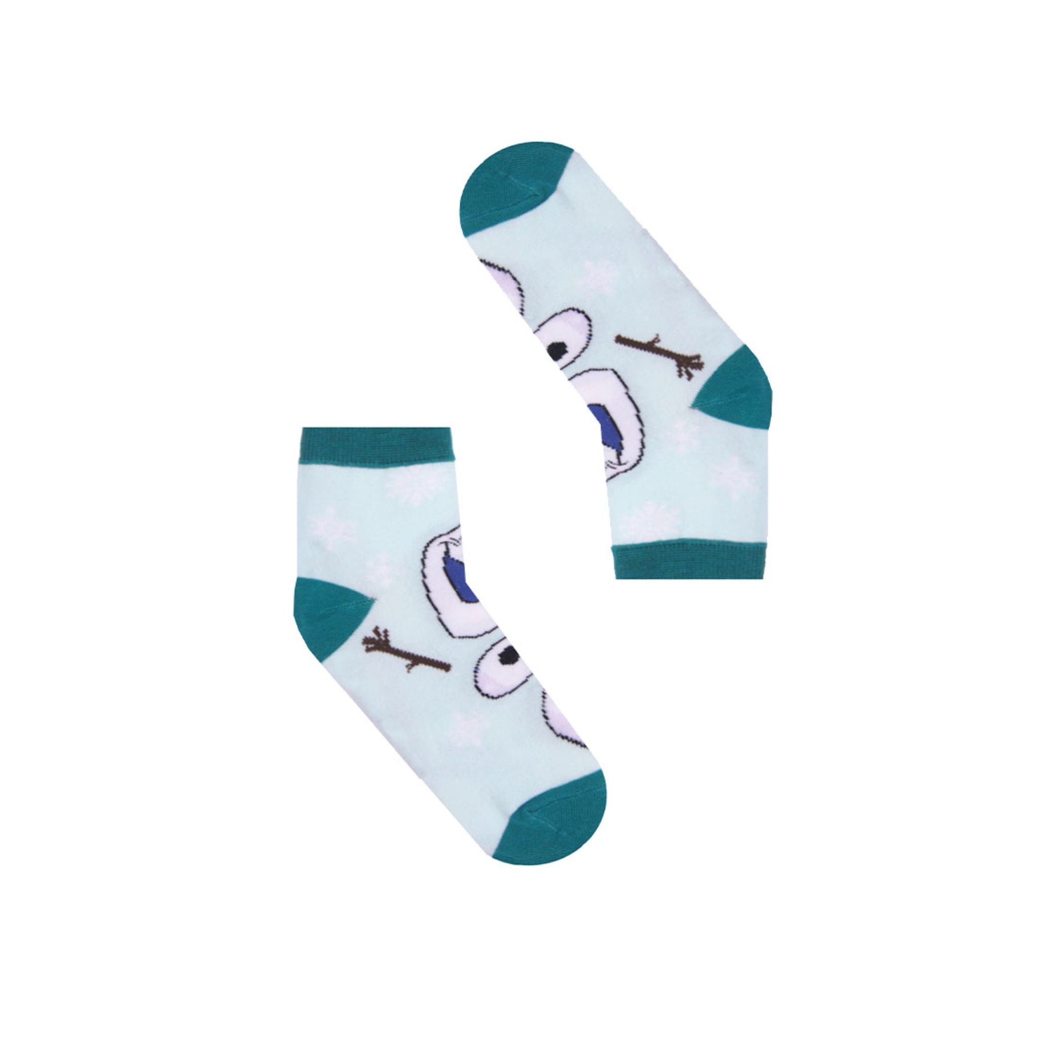 RAD RUSSEL Olaf Kids Socks - Ages 7 to 12 - Green