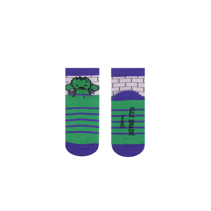 RAD RUSSEL Hulk Kids Socks - Ages 2 to 7 - Green