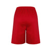 Laselle High-Rise French Terry Lounge Shorts - Red