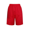 Laselle High-Rise French Terry Lounge Shorts - Red