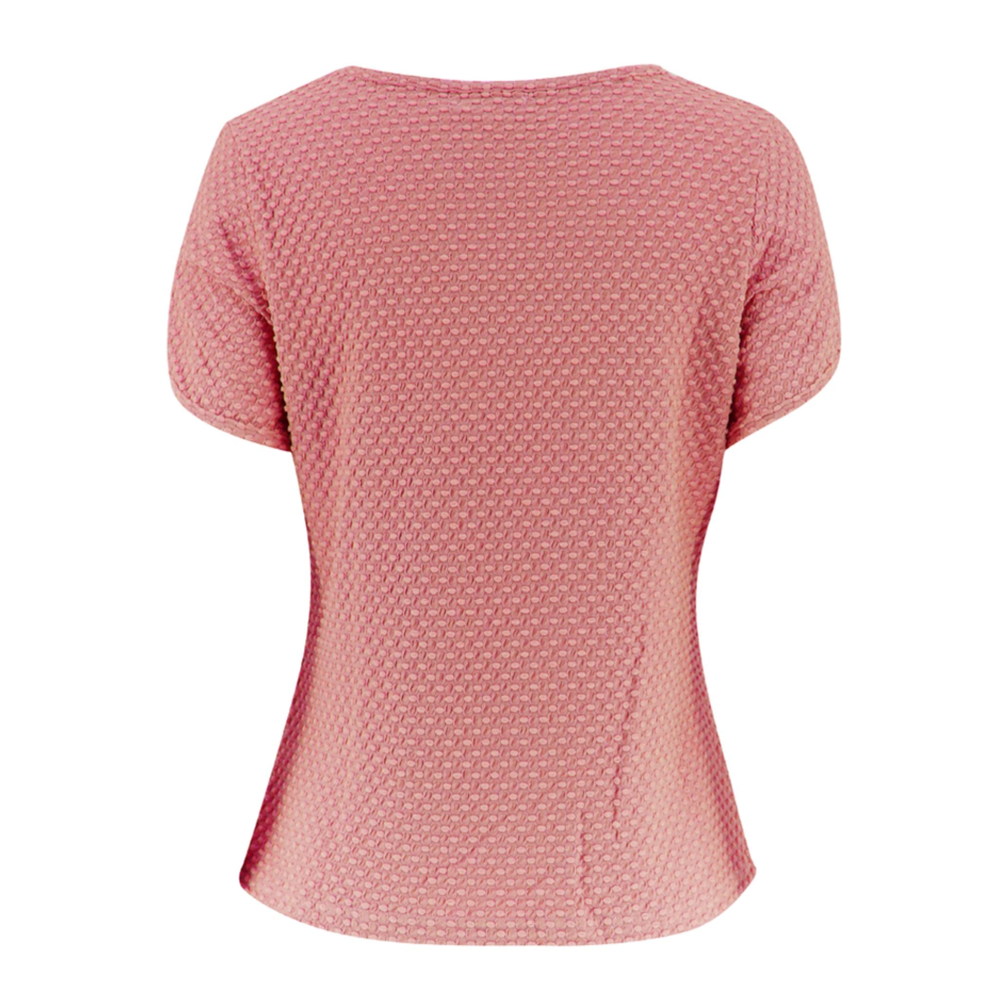 Tune up Overlap Sleeve Blouse - Pink
