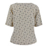 Shockwave Linen Floral Blouse - Printed