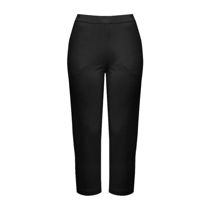 ENRO Cropped Pants - Black