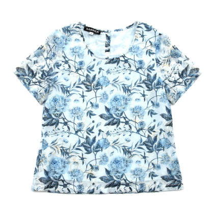 Sarrer Chiffon Layered Blouse - Blue (SCY2285646-114BL-BLU)