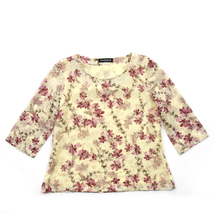 Sarrer Chiffon Layered Blouse - Yellow (SCY2385671-114BL-YEL)