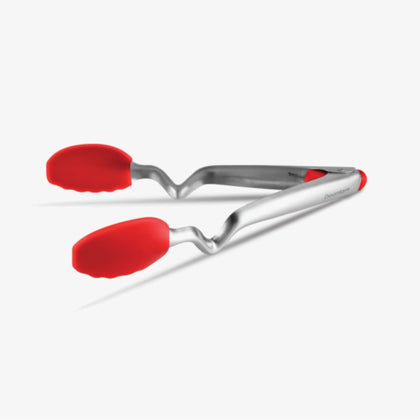 DreamFarm Stainless Steel Silicone Multi-Purpose Tong - Red Clongs (SH-DFCL0924-RD)