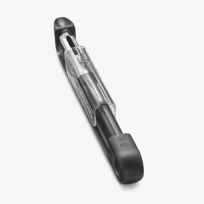 DreamFarm Stainless Steel Nylon Peeler With Sharpener Black (SH-DFSH4410-BK)