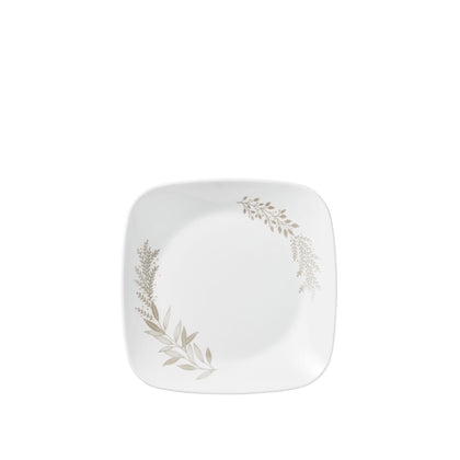 Corelle Square Round Luncheon Plate - Silver Crown (2211-SVC)
