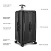 Traveller's Choice 30" Ultimax II Large Trunk (Matte Black) + Free Luggage Cover