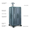 Traveller's Choice 30" Ultimax II Large Trunk (Teal) + Free Luggage Cover