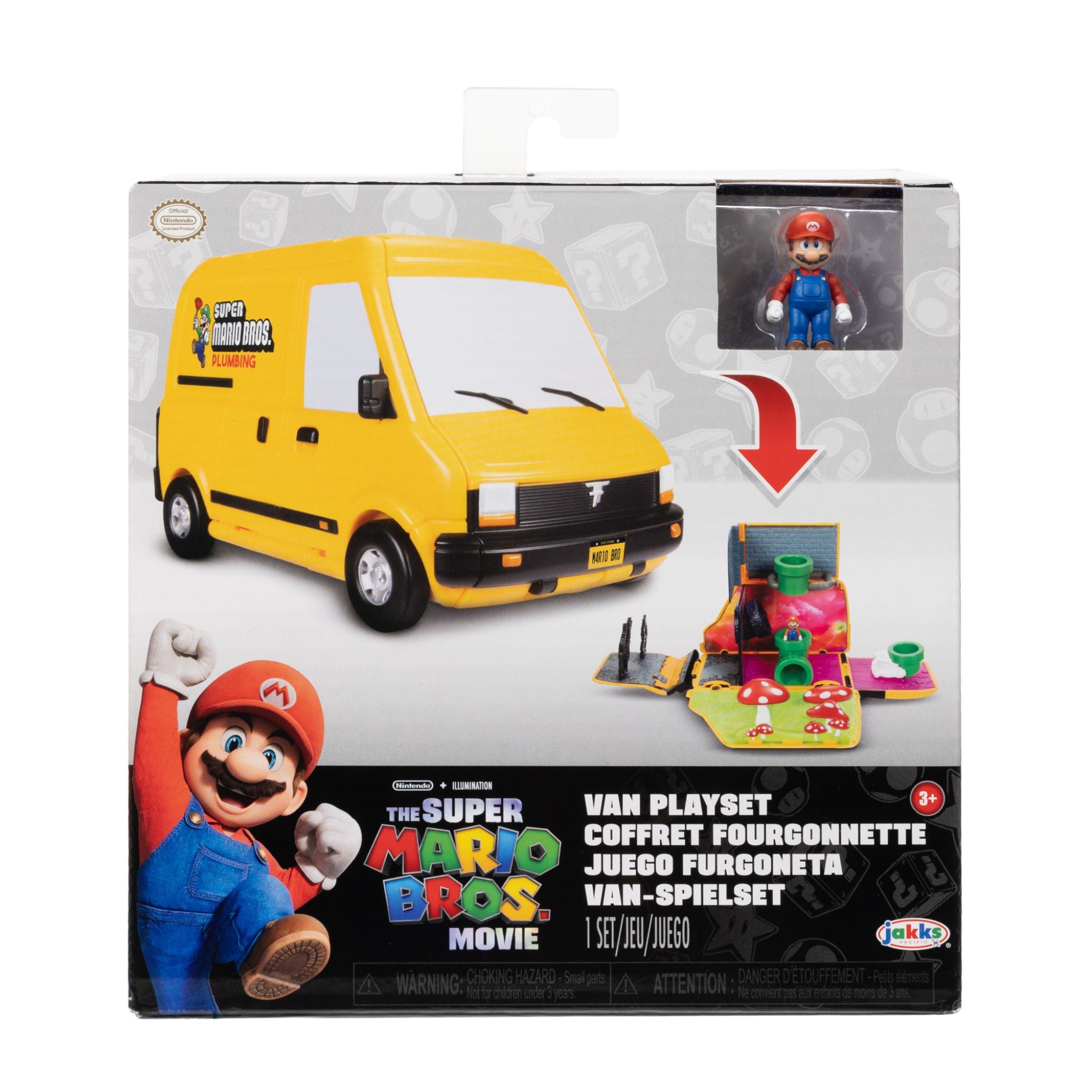 Super Mario Bros. Movie Mini World Van Playset (US-417134)