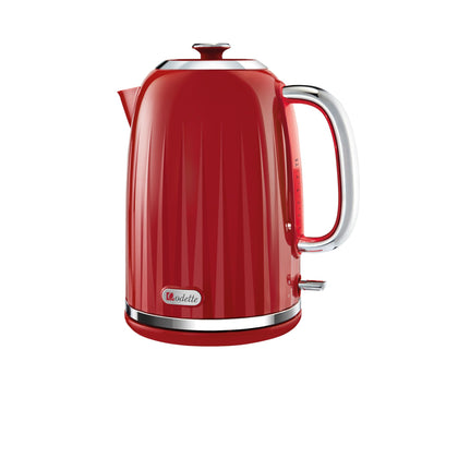 Odette Jukebox Series 1.7L Retro Electric Kettle - Red (WK8512)
