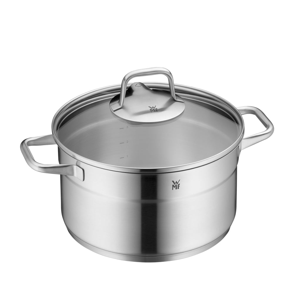 WMF Profi Select 24cm Stackable High Casserole+Select 20cm Casserole+24cm Non-stick Frying Pan