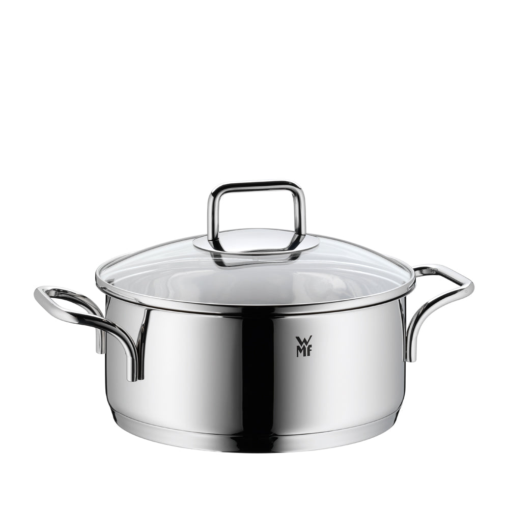 WMF Profi Select 24cm Stackable High Casserole+Select 20cm Casserole+24cm Non-stick Frying Pan