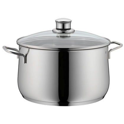 WMF Diadem Plus High Casserole with Glass Lid