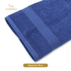 YUMEKO Sakura SPA Collection Bath Towel Bundle Of 3 - Raspberry Red+Egyptian Blue+Plum Purple (YMK-SSC-3300-100S-BT)